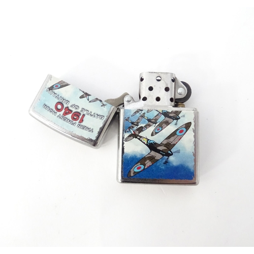 491 - Four boxed Zippo pocket lighters, including commemorative issues for the 1960 moon landing and the B... 