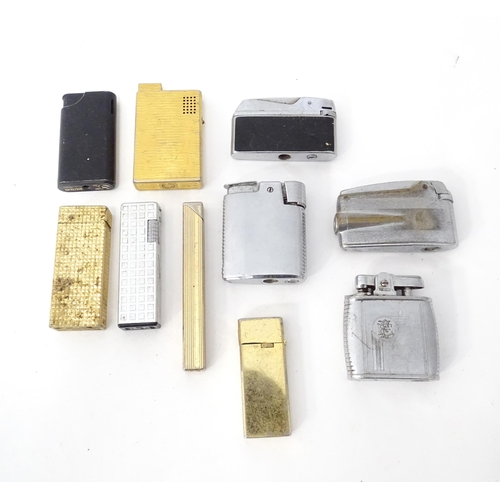 499 - A quantity of pocket lighters, to include examples by Ronson, Sunnex and Bolite (10)