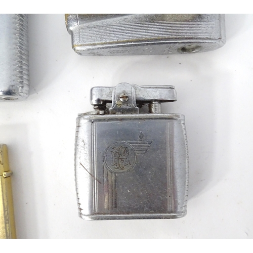 499 - A quantity of pocket lighters, to include examples by Ronson, Sunnex and Bolite (10)