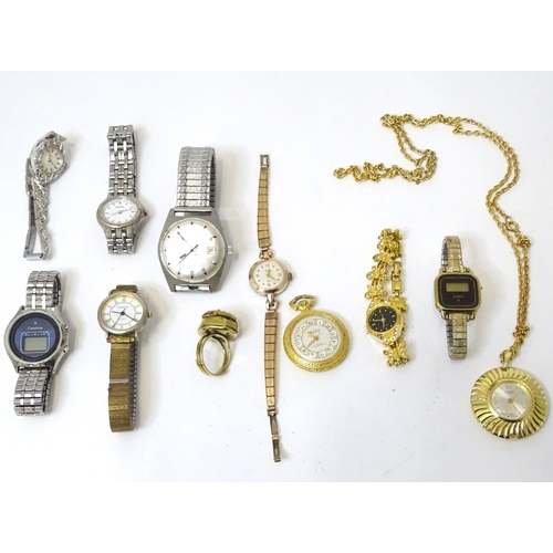 536 - A quantity of assorted manual wind and quartz watches to include wrist watches by Sekonda, Pulsar, A... 