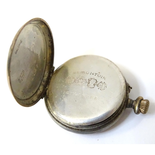 537 - A quantity of assorted 19thC/20thC and 21stC pocket / fob watches to include a quartz example by Ing... 