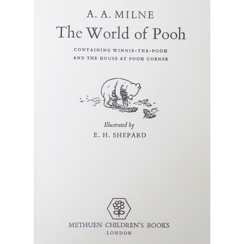 776 - Books: Four titles by A. A. Milne comprising Behind the Lines, 1940; Winnie-the-Pooh, 1982; The Worl... 