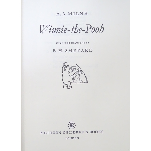 776 - Books: Four titles by A. A. Milne comprising Behind the Lines, 1940; Winnie-the-Pooh, 1982; The Worl... 