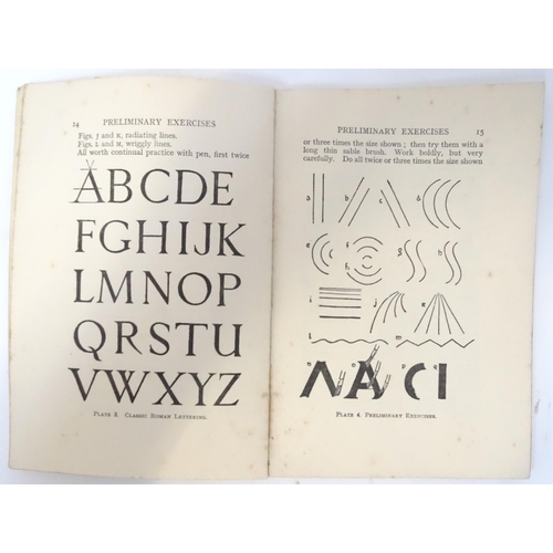 790 - Book: The Art of Lettering and Lay-out including illuminating and book decoration, by L. A. Doust. P... 