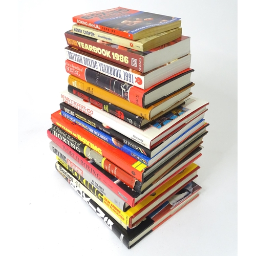 896 - Books: A quantity of books on the subject of Boxing to include Boxing The Champions by Ken Jones, A ... 