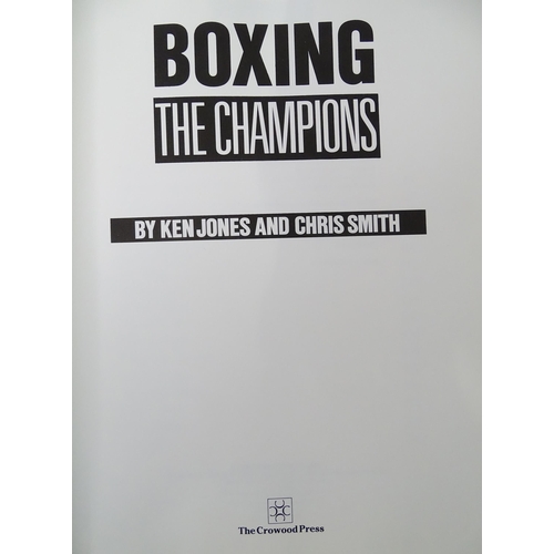 896 - Books: A quantity of books on the subject of Boxing to include Boxing The Champions by Ken Jones, A ... 