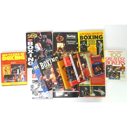 896 - Books: A quantity of books on the subject of Boxing to include Boxing The Champions by Ken Jones, A ... 