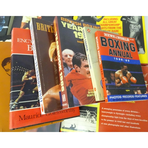 896 - Books: A quantity of books on the subject of Boxing to include Boxing The Champions by Ken Jones, A ... 