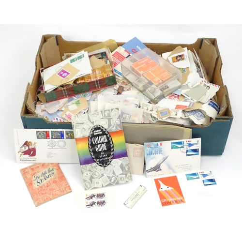 272 - Stamps / Postal History : A quantity of assorted stamps and first day covers, to include British, Co... 