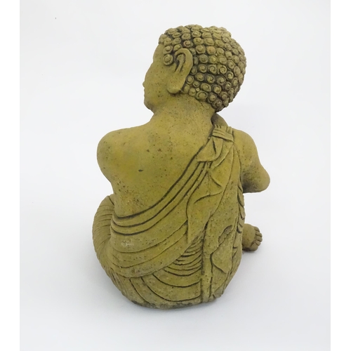 4 - A composite model of a seated Buddha. Approx. 13