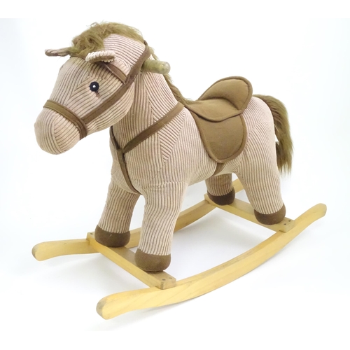 405 - A Chad Valley toddler's rocking horse / rocker. Approx. 28