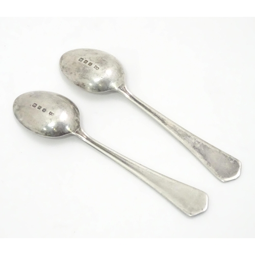 441 - Two silver coronation souvenir spoons for George VI, hallmarked London 1936, Robert Pringle & Son. A... 