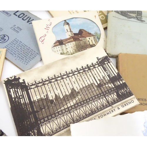 479 - A quantity of assorted early to mid 20thC sepia postcards, topographical subjects, locations to incl... 