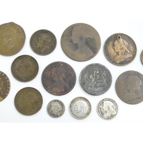 481 - A quantity of 18th, 19th & 20thC British, Commonwealth and Worldwide coins