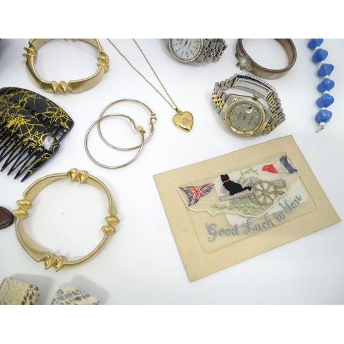 551 - A quantity of assorted costume jewellery to include examples by Ciro, Monet, etc. to include necklac... 