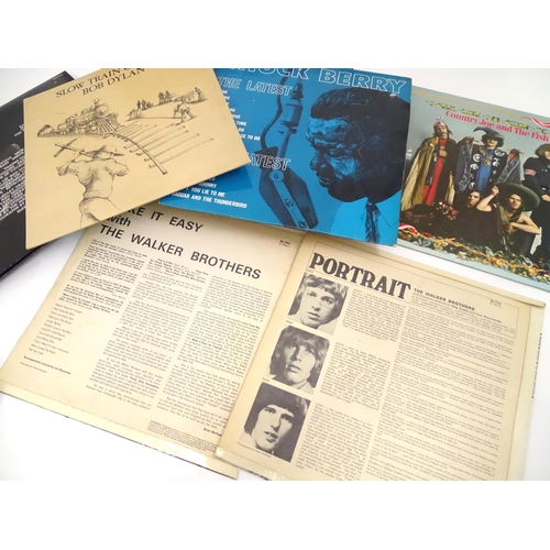 578 - A quantity of vinyl LPs / 33rpm records , comprising: The Byrds 'Mr. Tambourine Man' CBS BPG 62571 1... 