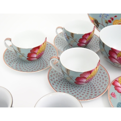 673 - A quantity of assorted ceramics to include Pip Studios Floral Porcelain, Denby mugs, Spode Morris & ... 