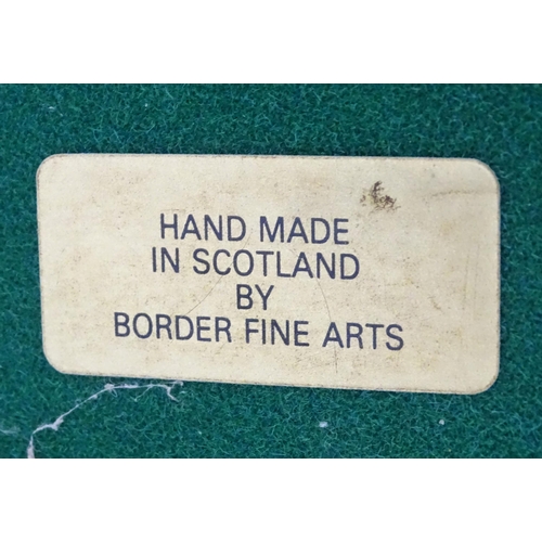 708 - A quantity of Border Fine Arts models of cows and dogs to include Border Collie model no. B0127, Fri... 