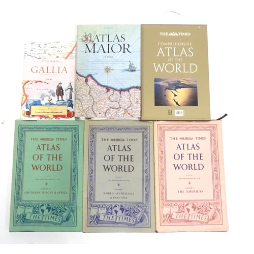 639 - Books: Four Atlases to include The Time Atlas of the World, Comprehensive Atlas of the World, Atlas ... 