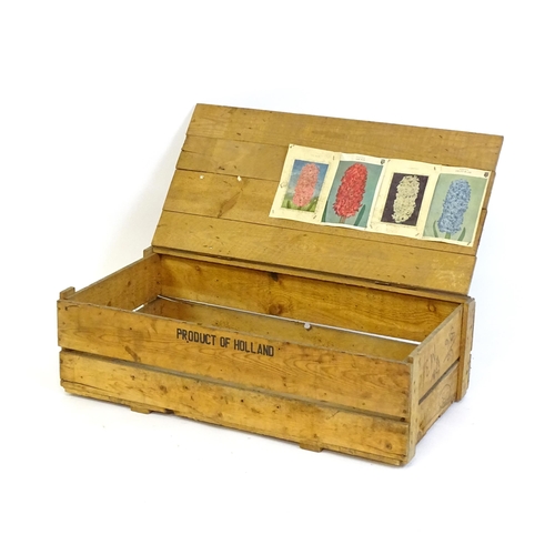 932 - A pine crate / flower box. 36