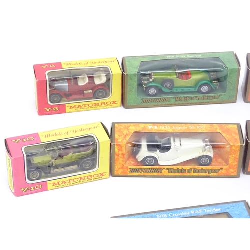 957 - Toys: A quantity of die cast scale model Matchbox Models of Yesteryear by Lesney to include Y1 1936 ... 