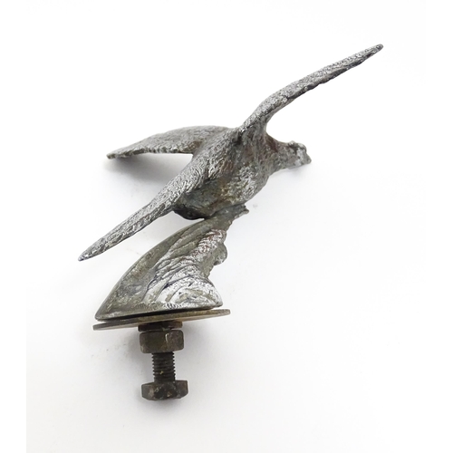 1109 - A mid 20thC car bonnet / hood mascot in the form of a pheasant in flight. Approx 5