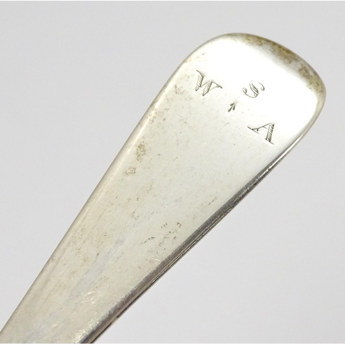 260 - A Geo III silver table spoon hallmarked London 1810, maker Solomon Houghton. Approx. 9