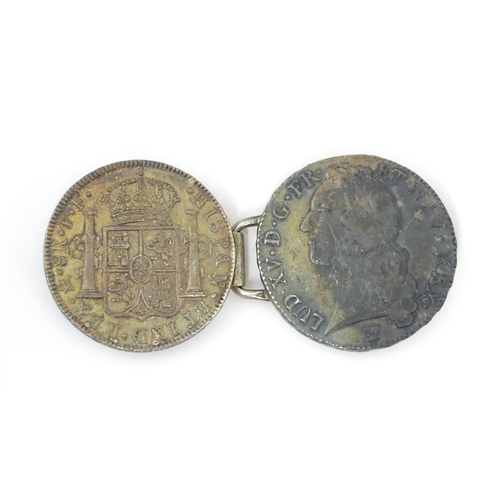 909 - A coin formed buckle. Approx. 3 1/4