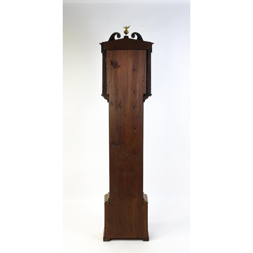 1431 - Francis Henderson - Mussleborough : A late 18th / early 19thC walnut cased 8-day longcase clock. The... 