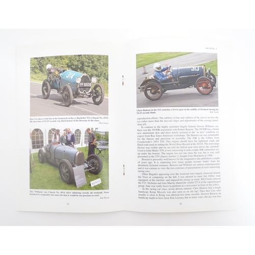 1110A - Ephemera : a first edition copy of Ettore Bugatti International Magazine, English edition 'n.0' with... 