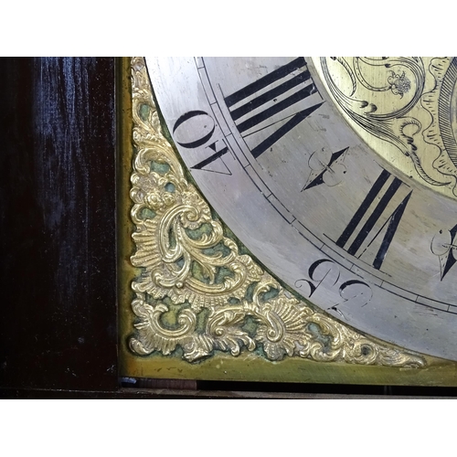 1425 - Alexander Mitchel (Mitchell) Gorbals, Glasgow : A Scottish Geo III oak 8-day longcase clock the arch... 