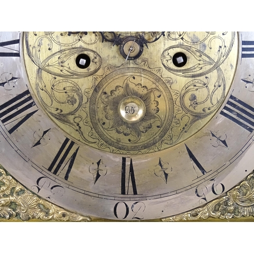 1425 - Alexander Mitchel (Mitchell) Gorbals, Glasgow : A Scottish Geo III oak 8-day longcase clock the arch... 