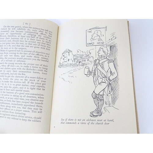 935 - Militaria, Book : Advice to the Officers of the British Army, with illustrations by Frank Wilson and... 