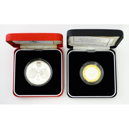 902 - Collectors Coins: A quantity of silver collectors coins to include Silver Proof Piedfort Two Pound /... 