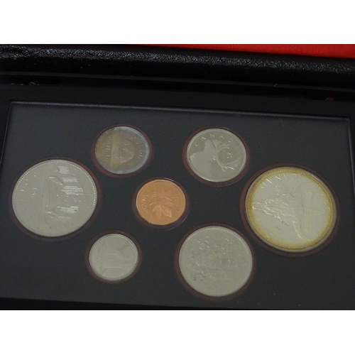 903 - A quantity of Royal Canadian Mint proof sets, for the years 1979, 1980, 1981, 1982, 1984, 1986, 1992... 