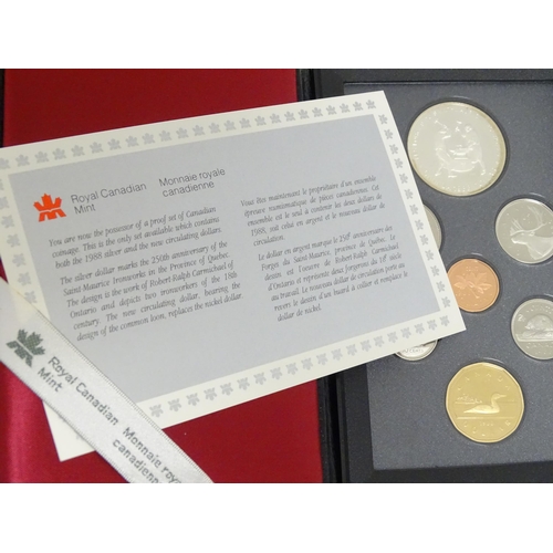 903 - A quantity of Royal Canadian Mint proof sets, for the years 1979, 1980, 1981, 1982, 1984, 1986, 1992... 