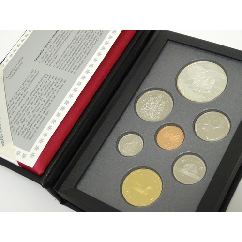 903 - A quantity of Royal Canadian Mint proof sets, for the years 1979, 1980, 1981, 1982, 1984, 1986, 1992... 