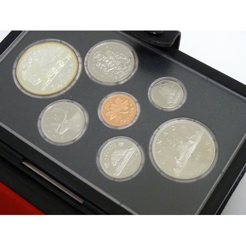 903 - A quantity of Royal Canadian Mint proof sets, for the years 1979, 1980, 1981, 1982, 1984, 1986, 1992... 