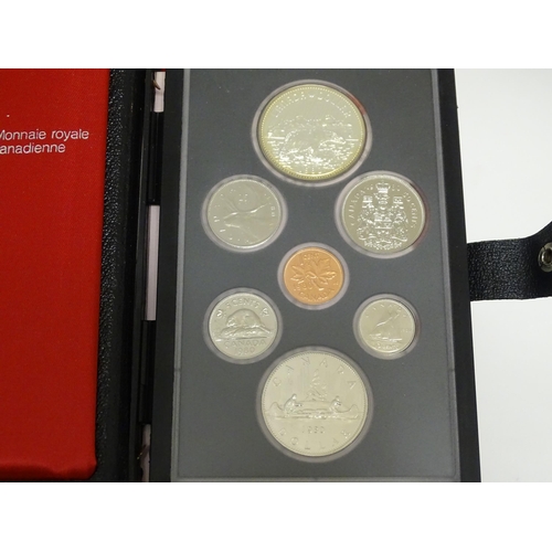 903 - A quantity of Royal Canadian Mint proof sets, for the years 1979, 1980, 1981, 1982, 1984, 1986, 1992... 