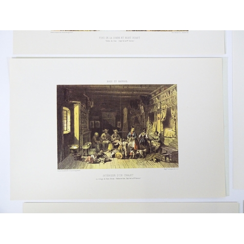 1923 - French School, 20th century, Lithographs, A folio of twelve lithographs from the Paul Payot Nice et ... 