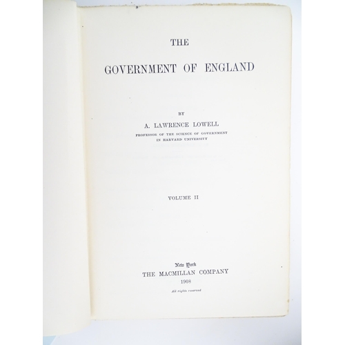 1986 - Books: A quantity of books on the subject of England to include The History of England from the Inva... 