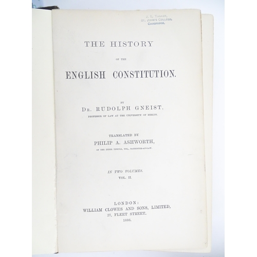 1986 - Books: A quantity of books on the subject of England to include The History of England from the Inva... 