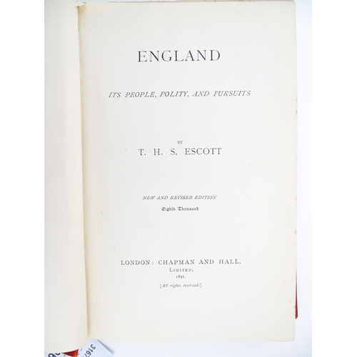 1986 - Books: A quantity of books on the subject of England to include The History of England from the Inva... 