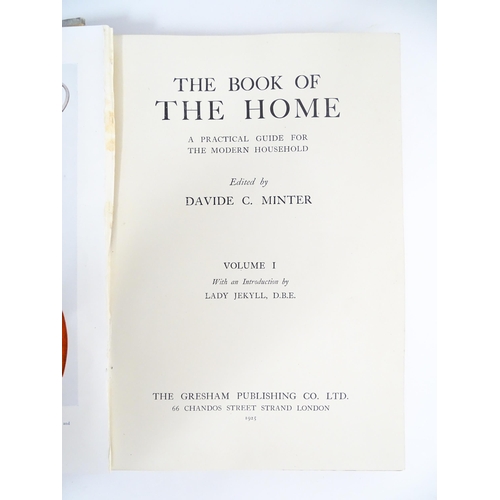 1987 - Books: The Book of the Home - A Practical Guide for the Modern Household, Volumes 1- 4, edited by Da... 