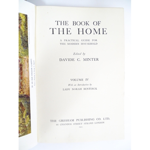 1987 - Books: The Book of the Home - A Practical Guide for the Modern Household, Volumes 1- 4, edited by Da... 