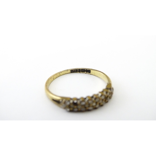 745 - A quantity of assorted 9ct, yellow metal and gilt metal jewellery to include rings and earrings.