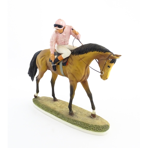 1121 - A Hamilton Collection model On Parade, by David Geenty, from the Thoroughbred Champion Collection. A... 