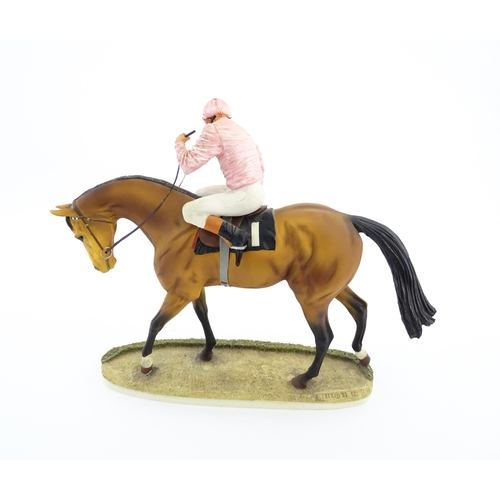 1121 - A Hamilton Collection model On Parade, by David Geenty, from the Thoroughbred Champion Collection. A... 