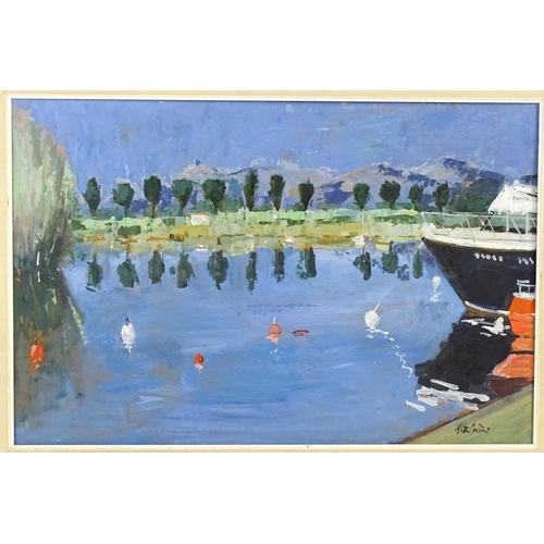 Peter Collins (1923-2001), Oil on board, An impressionistic view of a ...