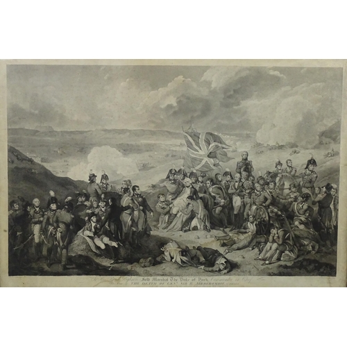 1909 - J Vendramini, After Robert Ker Porter, 19th century, Engraving, The Death of General Abercrombie at ... 